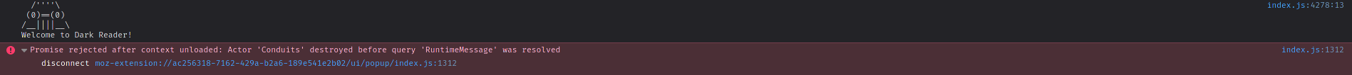 [Bug] Firefox (any version) sometimes doesn't apply dark reader · Issue ...