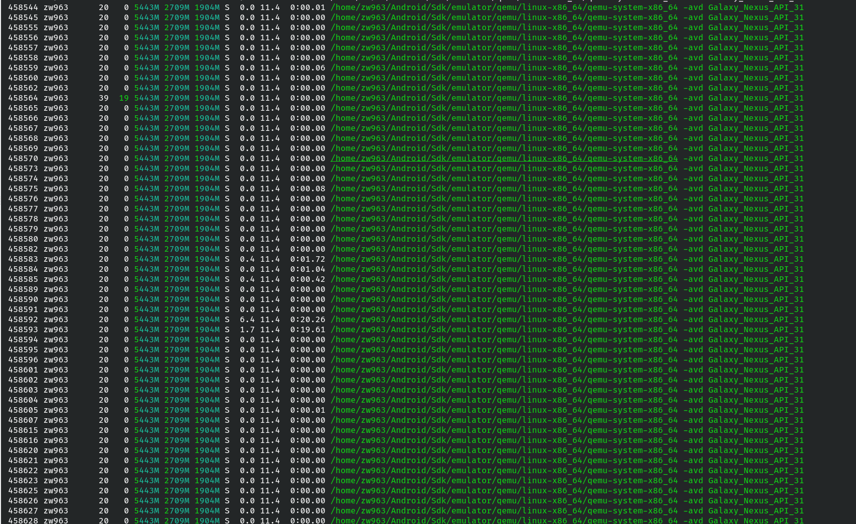 High CPU usage caused by timer after update some pacakges recent days ...