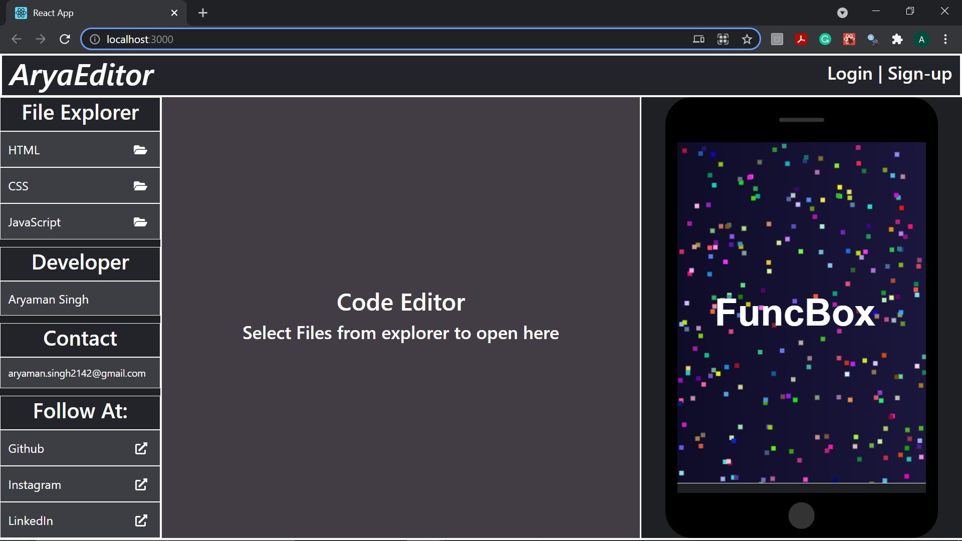 GitHub - Aryaman21/AryaEditor