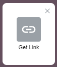The share dialog window