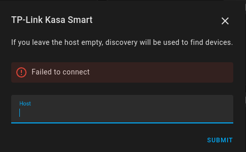tplink discovery failing even when using static host · Issue #20504 ...