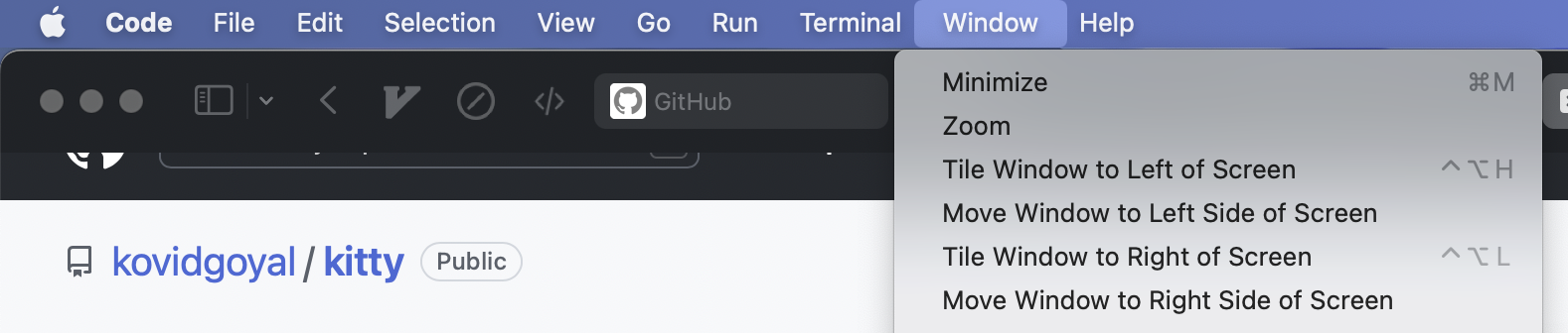macOS: App Shortcut does not work · Issue #5132 · kovidgoyal/kitty · GitHub
