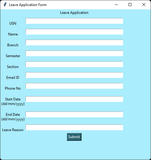GitHub - charansoma3001/Leave-Management-System