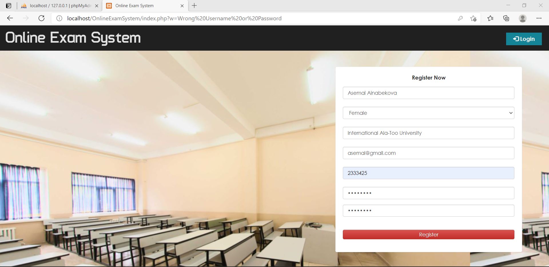 GitHub - Aiperi233/OnlineExaminationSystem