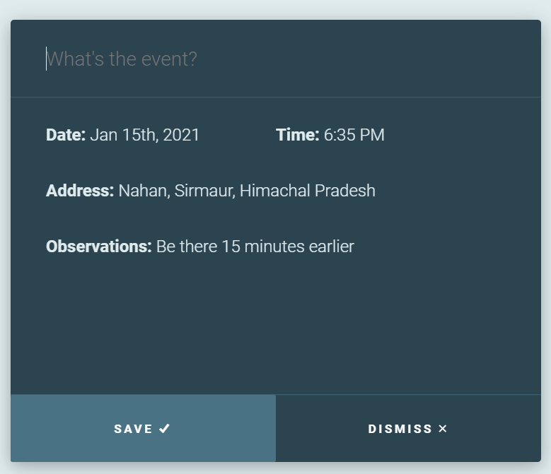 GitHub - riya610/calendar: Add your event in the calendar · GitHub