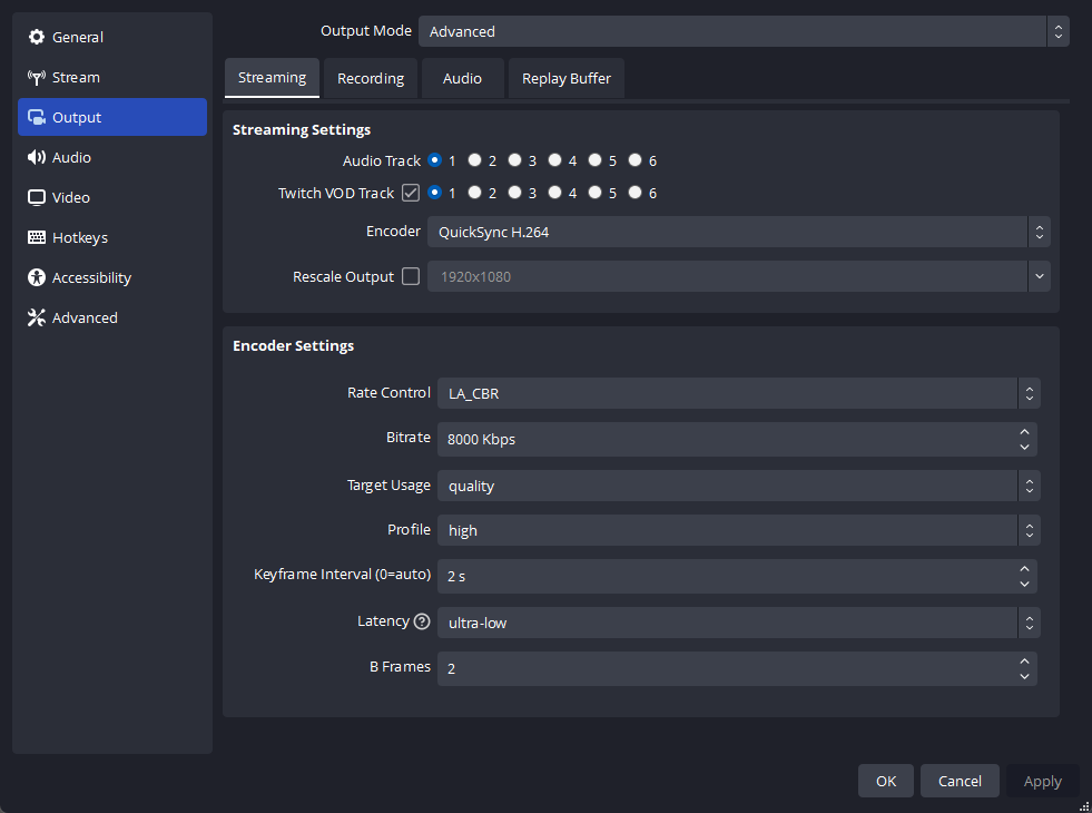 OBS encoder error while streaming · Issue 282 · IGCIT/IntelGPU