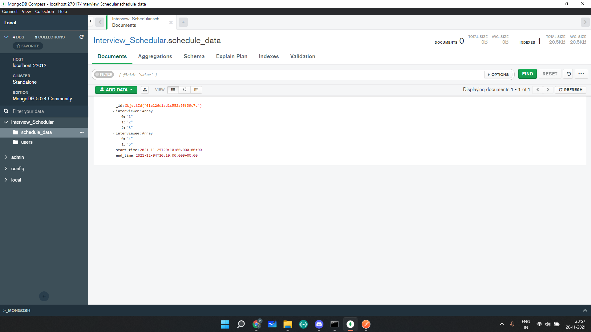 GitHub - padma00/Interview_Schedular: A simple app for interview scheduling