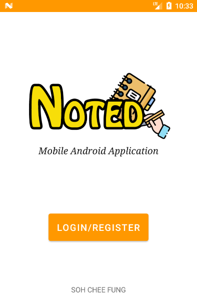 GitHub - sohcheefung/Noted-MobileApplication: An android based ...