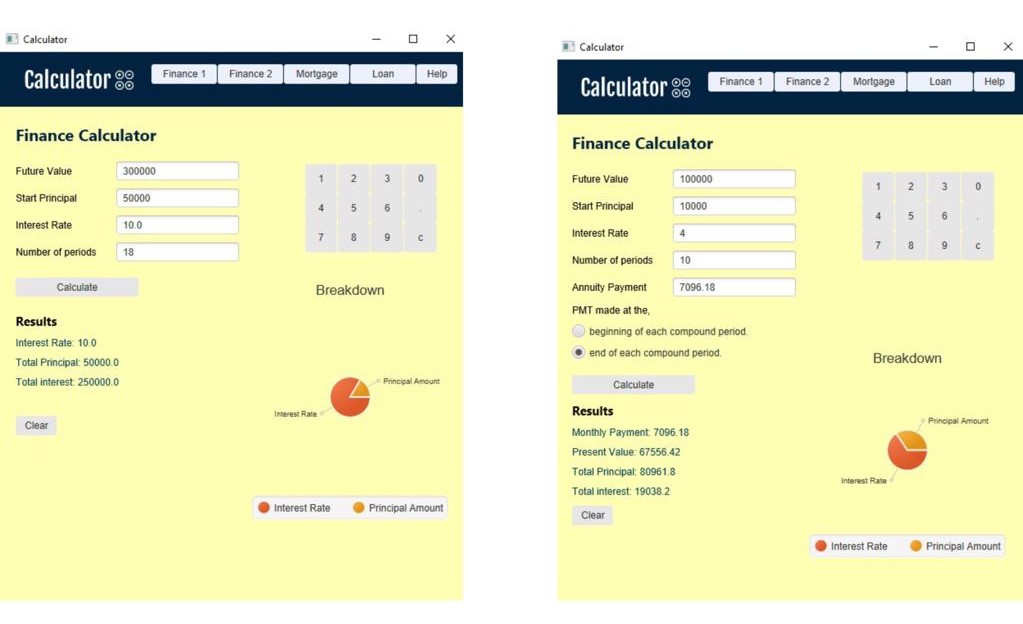 GitHub - Sanjulavj/Finance-Calculator: The financial-calculator has the ...