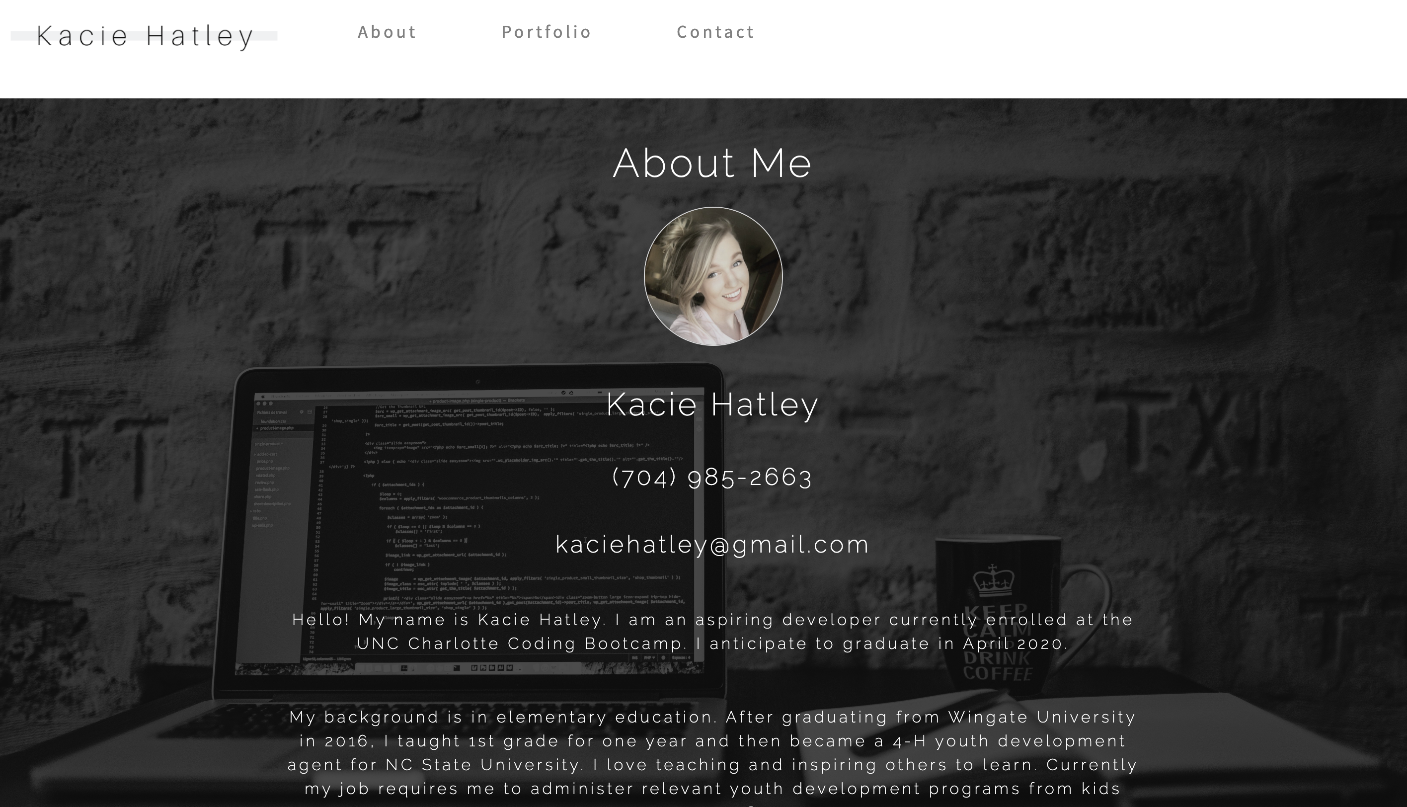GitHub - kaciehatley/project-portfolio: Personal portfolio built using ...