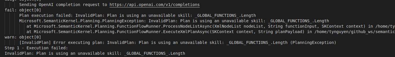 Disable all unwanted functions in creating `PlannerSkill` · Issue #362 ...