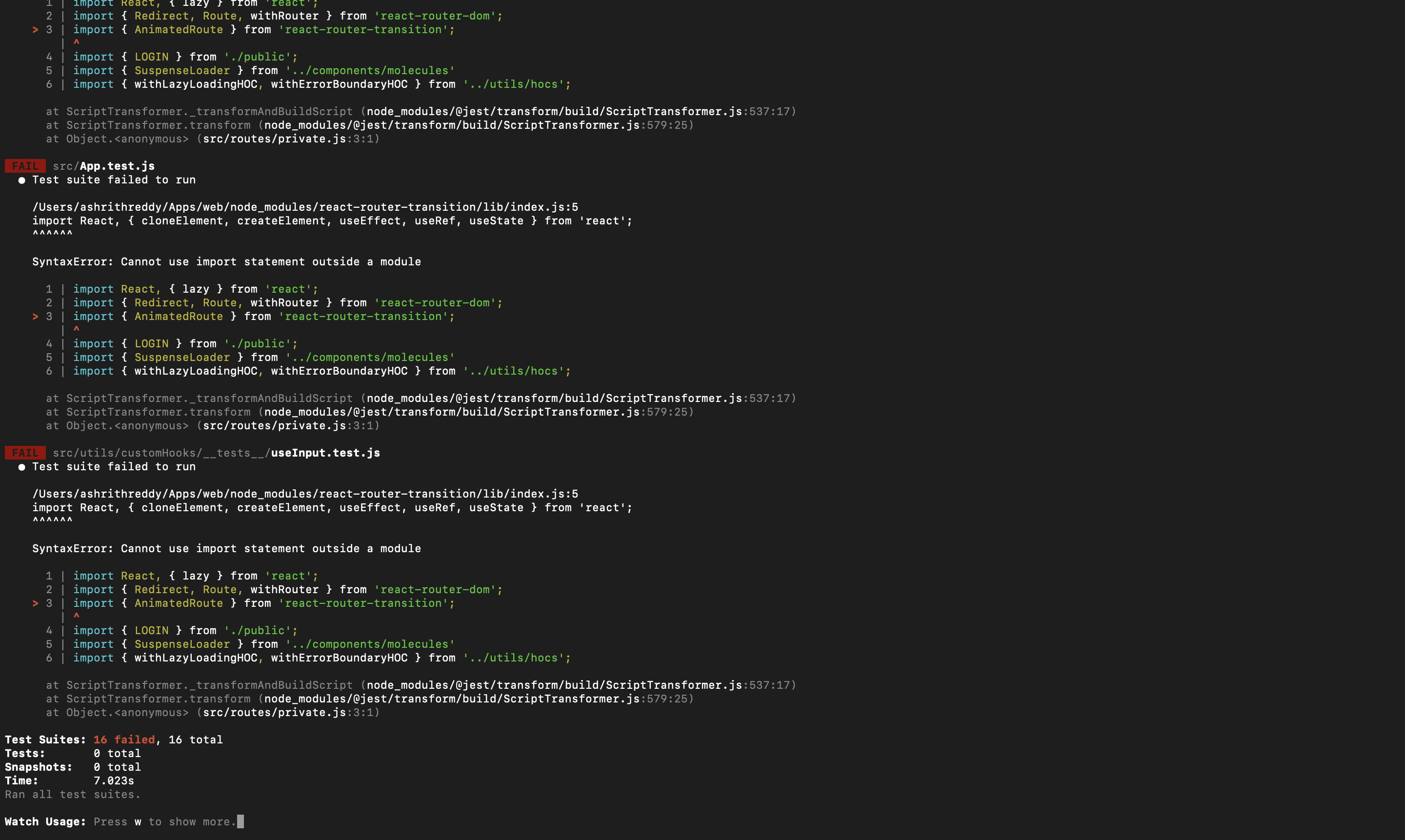 Routes route react router dom