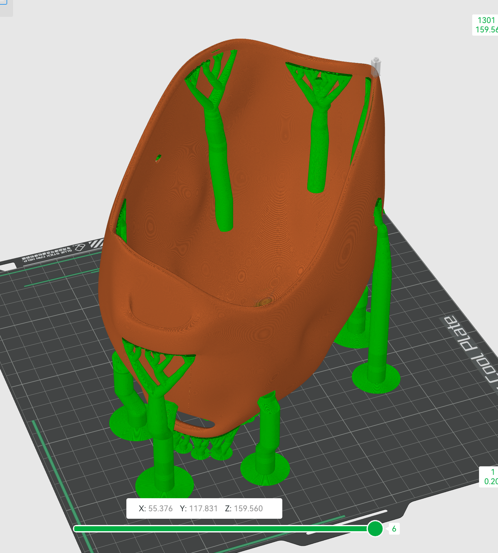 Tree support trough model. · Issue #1087 · bambulab/BambuStudio · GitHub