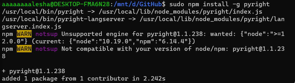 Настройка nvim для Python под Ubuntu (wsl) · GitHub