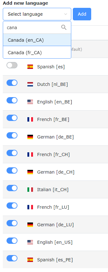 Multilanguage: Flags should depict the country, not the language's ...