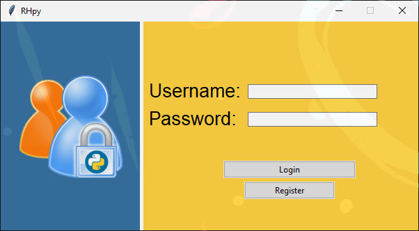 Python Login Scree GitHub - OtavioFreire/LoginPy: Sistema de Login usando Python e SQL ...
