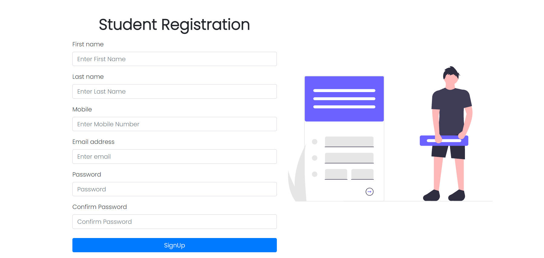 GitHub - bharatsbsingh/StudentManagementSystem: Yet not completed