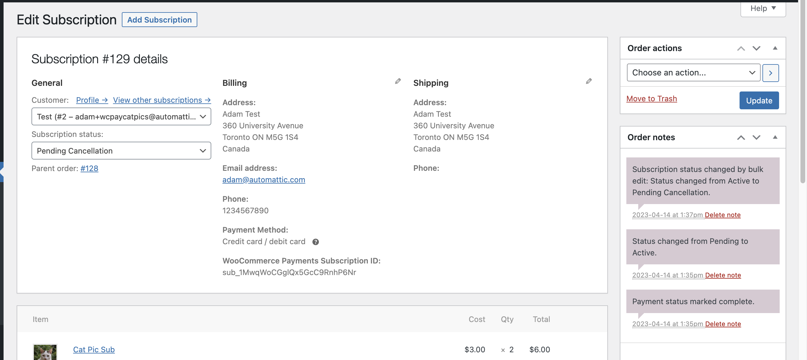 Cancelling subscription should include more info · Issue #6048 ...