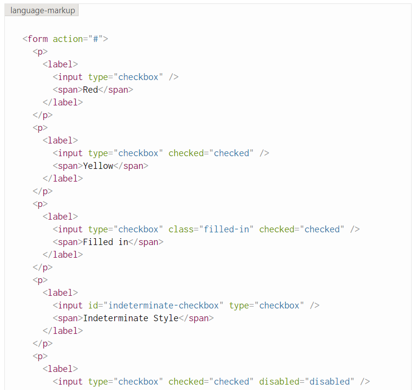 Checkbox Documentation Incorrect? · Issue #6571 · Dogfalo/materialize ...