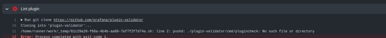 Grafana plugin release fail by "Lint Plugin" · Issue #49358 · grafana ...