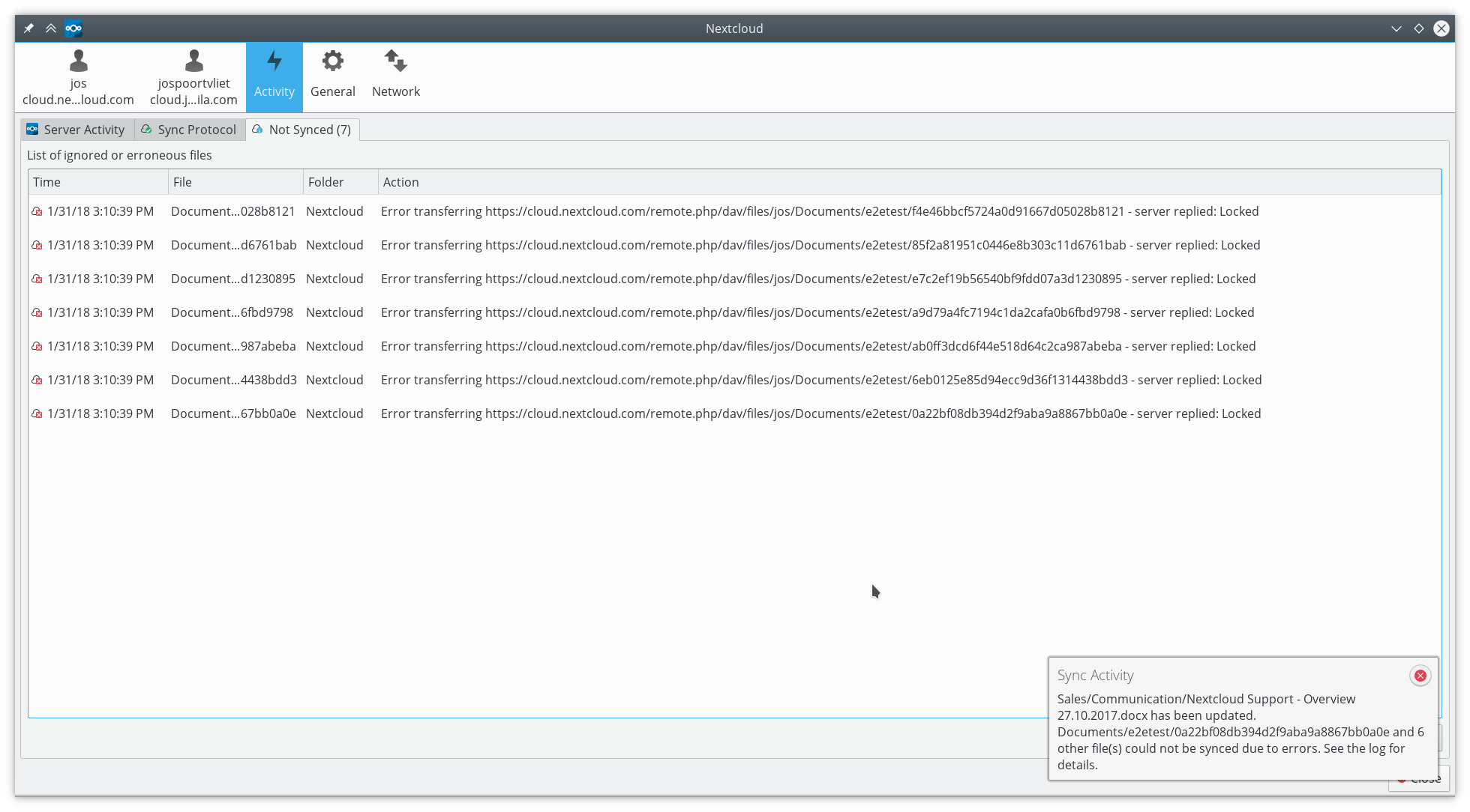 Waiting client when using e2e · Issue #156 · nextcloud/desktop · GitHub