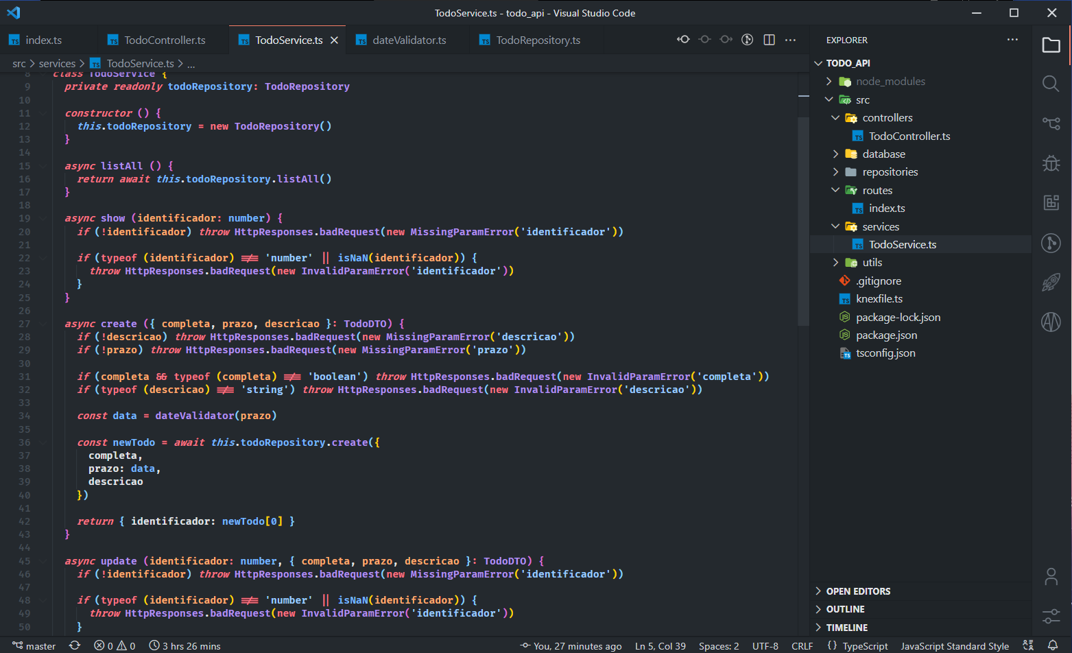 Github giovane ag api tarefas um tiro de canh o para matar uma mosca 