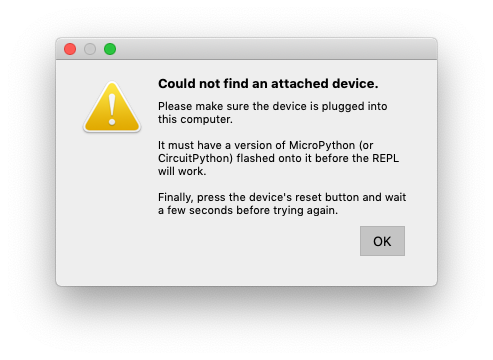 Bug: device detected, but not allowed to open REPL · Issue #1121 · mu ...