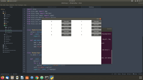 Clicking a button of an item in RecycleView leads to a button of ...