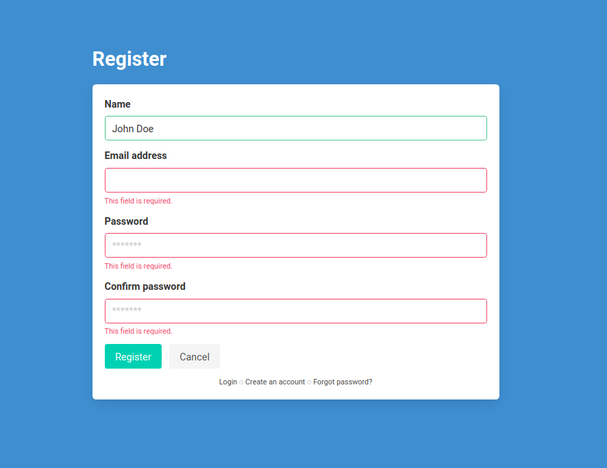 Registration