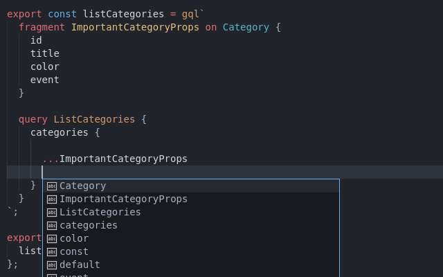 vscodeapolloissueafterfragment