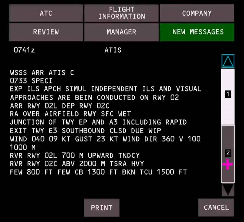 Free Text/Message Tab in FMC/ACARS · Issue 101 · magknight