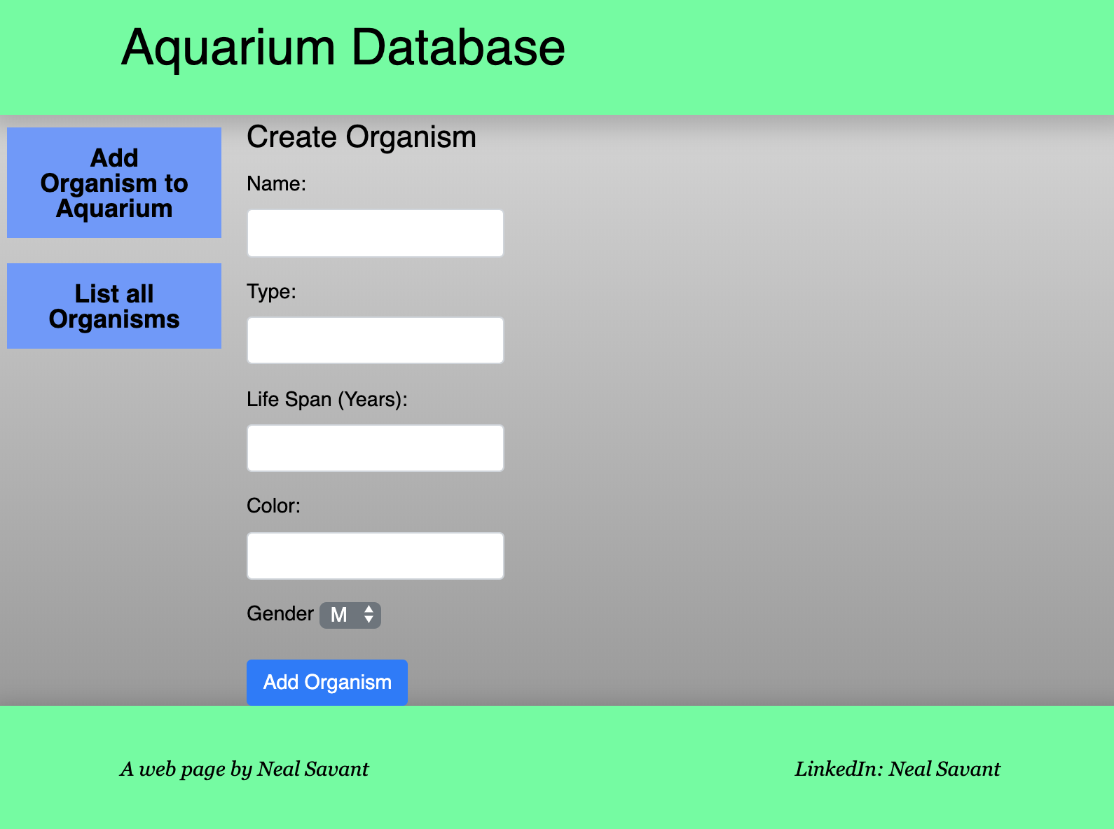 GitHub - NealSavant/JPACRUDProject: A quick and simple application ...