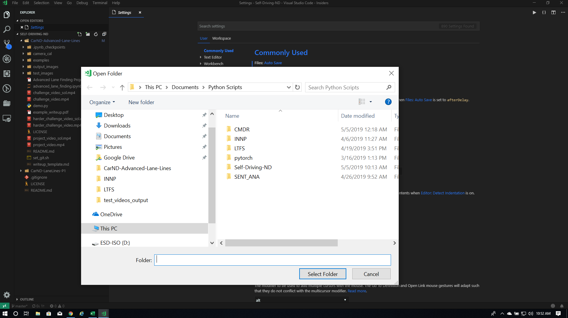 Folder open dialog not scaling with resolution of system · Issue #73295 ...