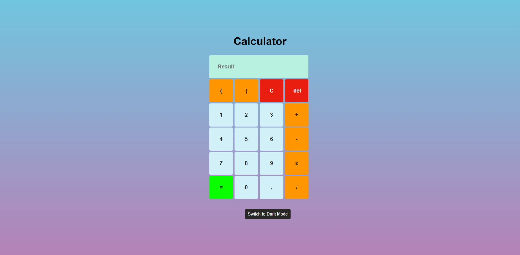 GitHub - Vasu-Mandhanya/JavaScript-Calculator: A simple calculator made ...