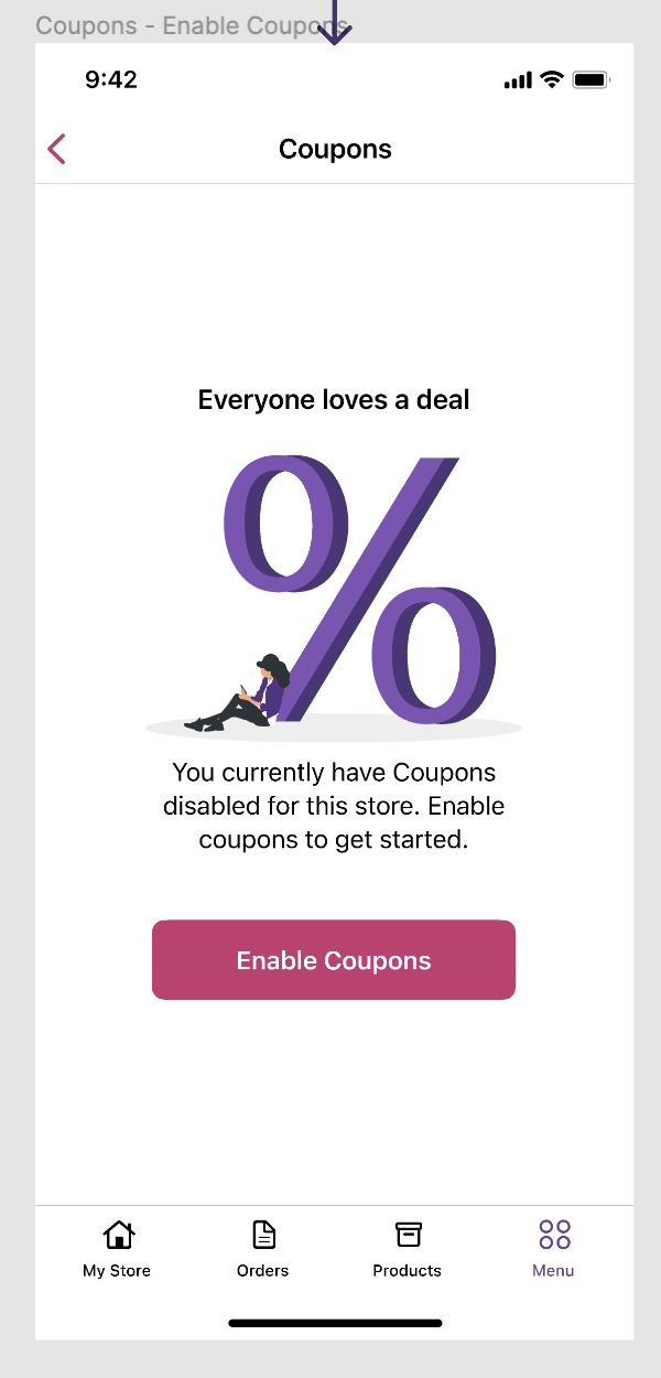 [Coupons] Handle error when coupons are disabled in