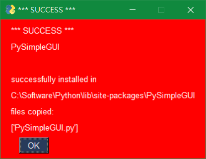 [ Bug ] Missed version header when upgrade PySimpleGUI from GitHub ...