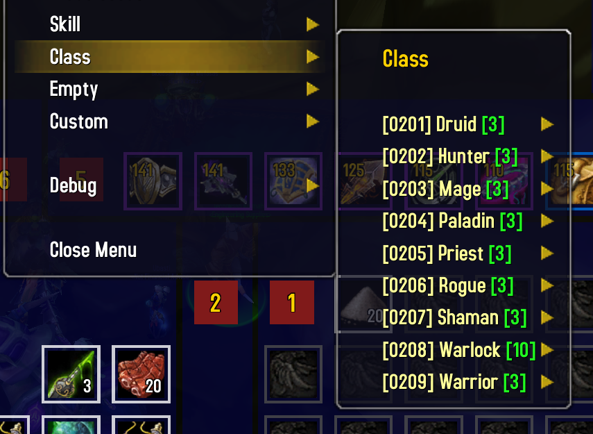[BUG] Classic Needs DK Class Item Category · Issue #1594 · arkayenro ...