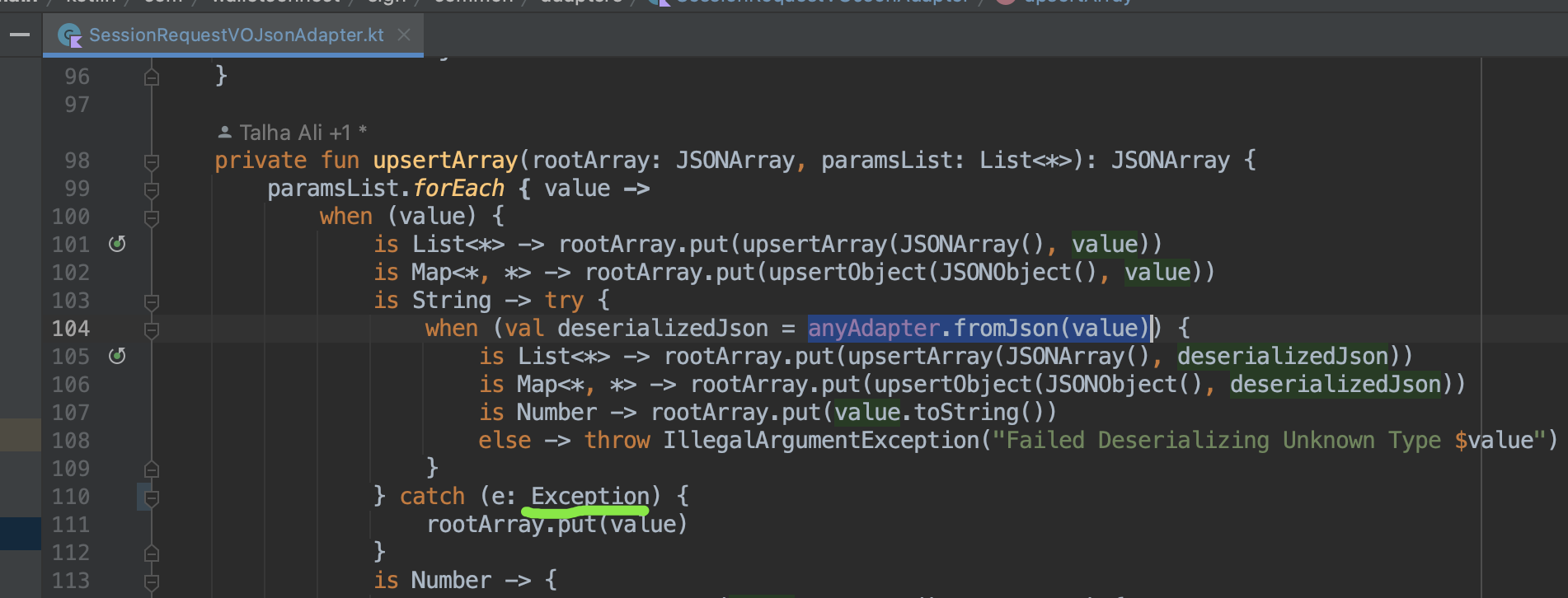 Error(throwable=java.lang.Throwable JsonRpcInteractor Unknown request