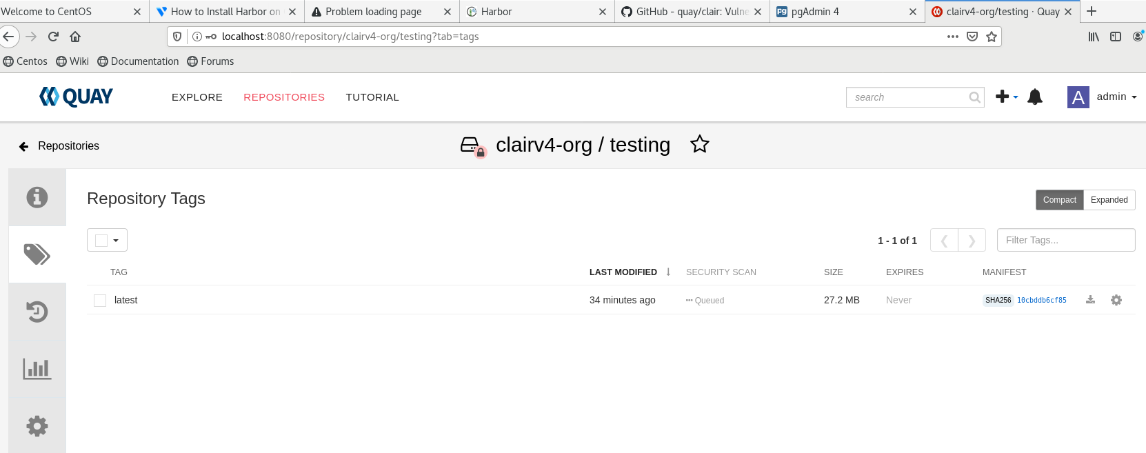 Security Scan is queued · Issue #1358 · quay/clair · GitHub