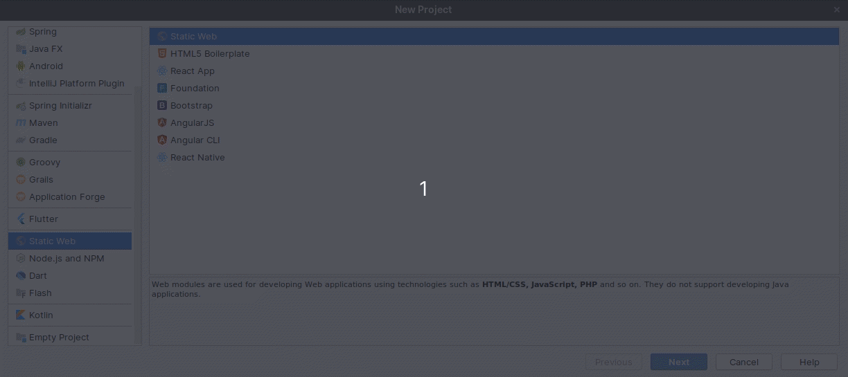 [Project Wizard] Template loading should use wizard progress bar