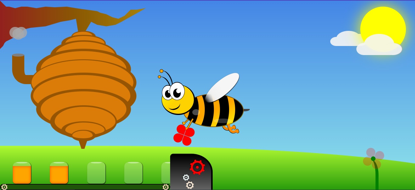 Bee Animation. Css GitHub - abdallahMoussa/Animated-Wonderful-Bee