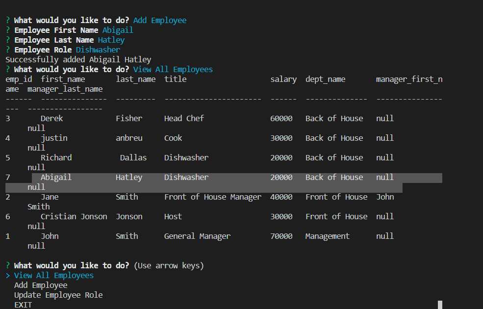 GitHub - RobertKelly03/Employee-Management-System