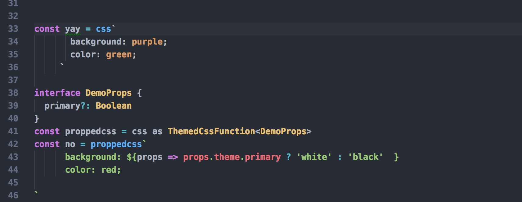 CSS is not being recognized up if attrs() is used · Issue #39 · styled ...