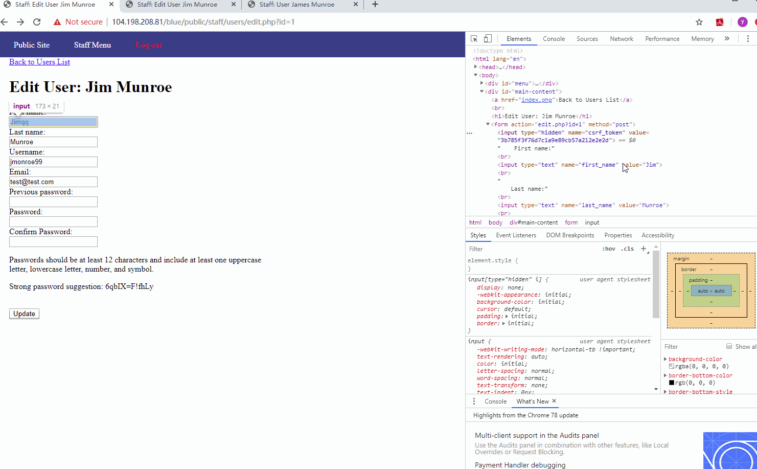 GitHub - yifengjin89/WEB-SECURITY-Week-9-Project-Pentesting-Live-Targets
