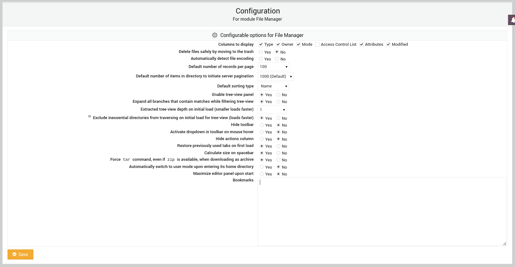 after webmin upgrade, bookmarks gone · Issue #1464 · webmin/webmin · GitHub
