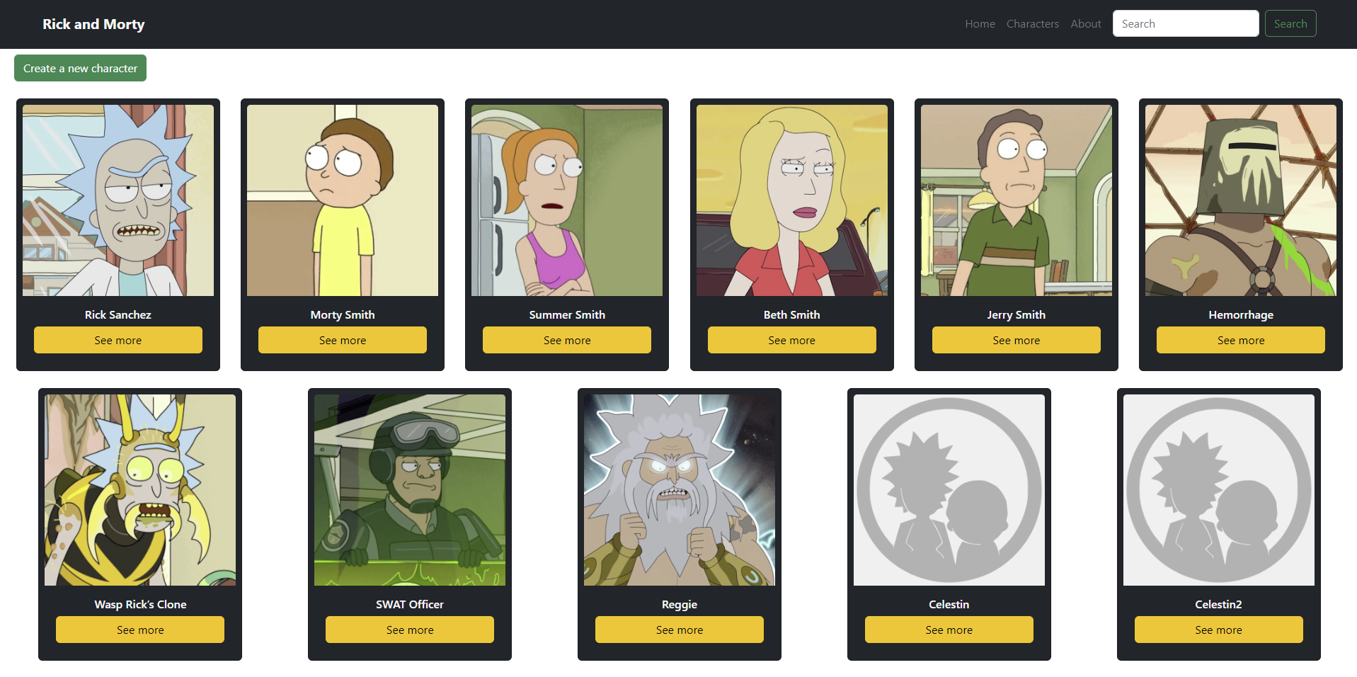 GitHub - Celestinvib/TA41-CRUDRickAndMortyFrontend-App