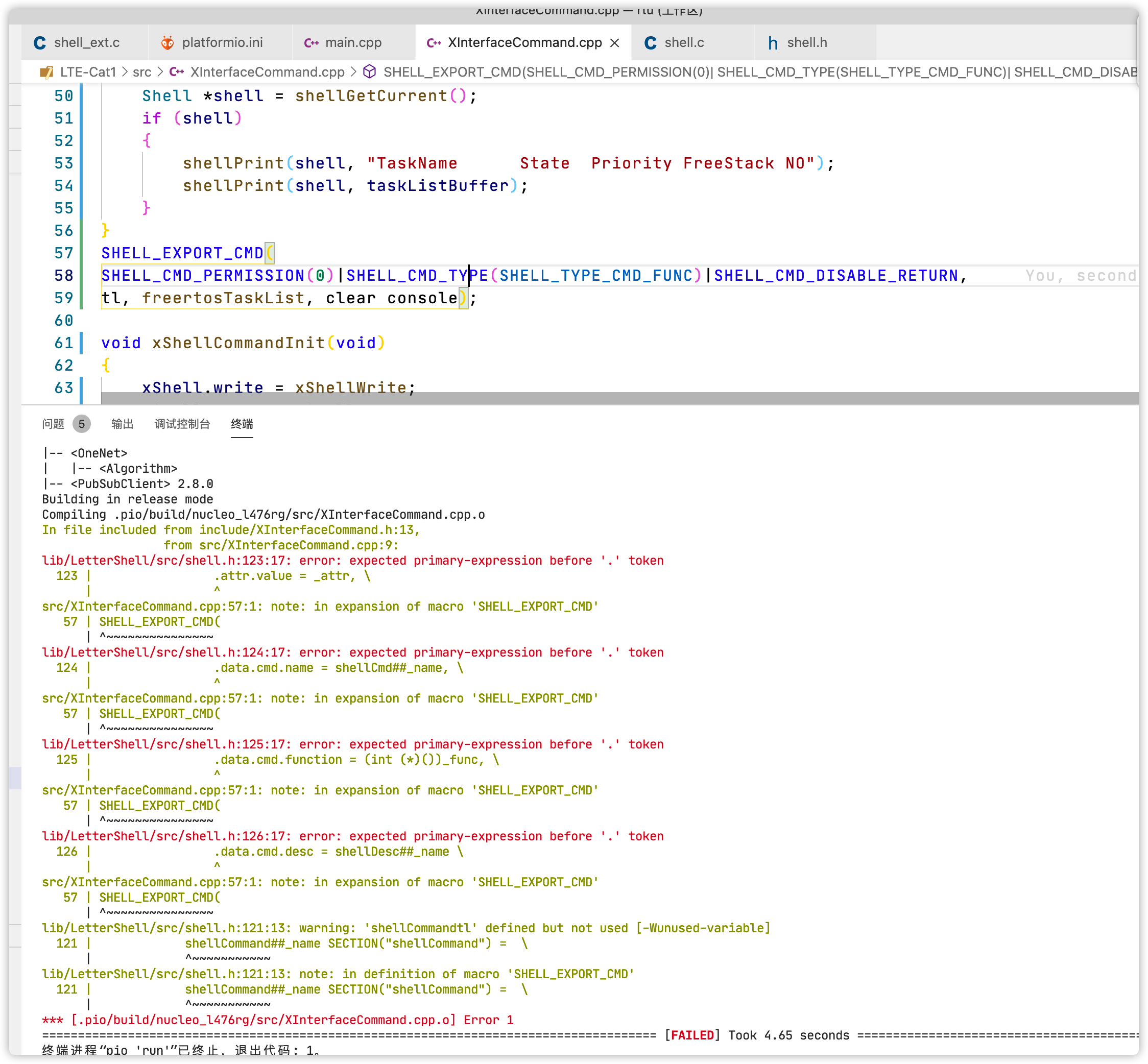 可否考虑增加对C++的支持？ · Issue #68 · NevermindZZT/letter-shell · GitHub