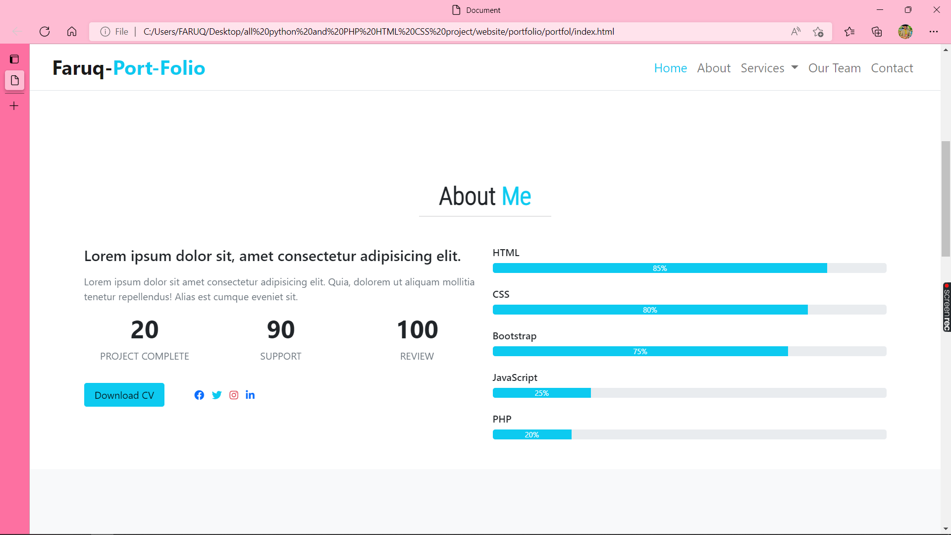 GitHub - Faruq-hossain/Advance_Portfolio_portfol-advance-HTML-CSS ...