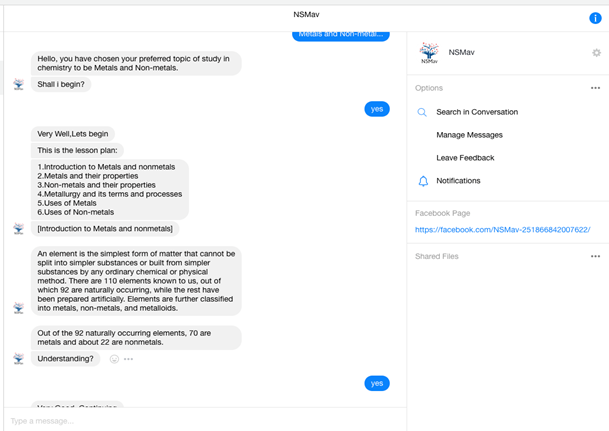GitHub - msambit/NSMav-bot: Created an Intelligent Facebook Messenger ...