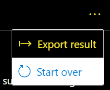 reflow menu with hover color on start over